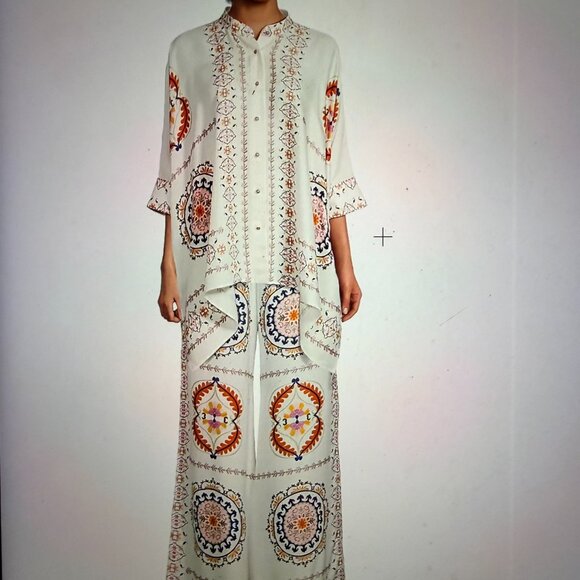 JADE BY JOHNNY WAS ~ BLOUSE AND PANTS ~ SIZE L/XL - Picture 2 of 15